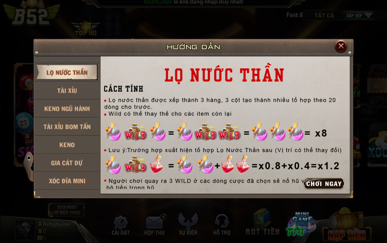Luật chơi khá hấp dẫn